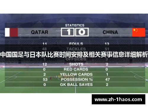 中国国足与日本队比赛时间安排及相关赛事信息详细解析