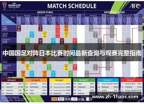 中国国足对阵日本比赛时间最新查询与观赛完整指南 中国国足对阵日本比赛时间最新查询与观赛完整指南