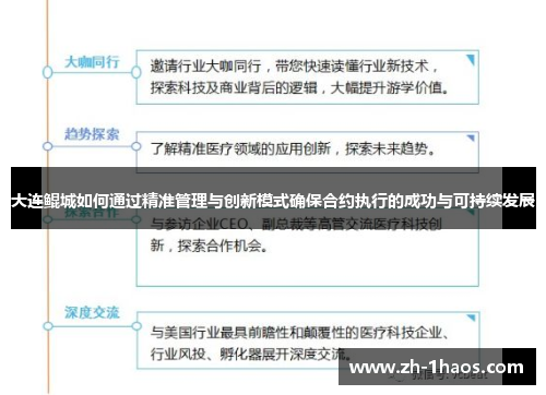 大连鲲城如何通过精准管理与创新模式确保合约执行的成功与可持续发展